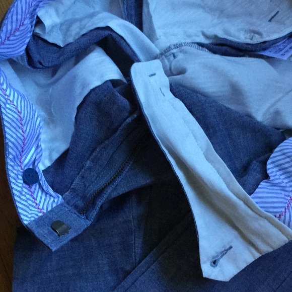 Land’s End Women’s Chambray Crop Chinos SIZE 6 - Picture 5 of 6